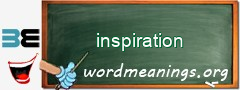WordMeaning blackboard for inspiration